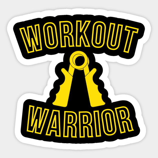 Workout Warrior Sticker by DadOfMo Designs